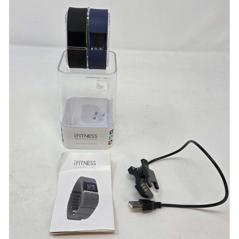 i Fitness Activity Tracker Watch android and iOS compatible + 2 Bands
